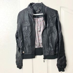 Joujou junior leather like jacket size L